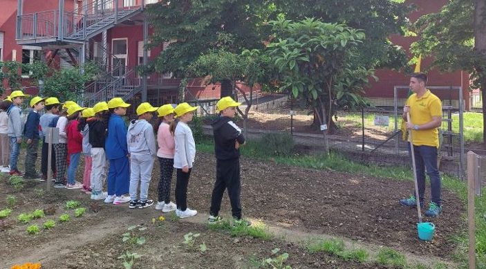 Alla scuola ‘Morbelli’ di Alessandria i bambini imparano l’arte della campagna