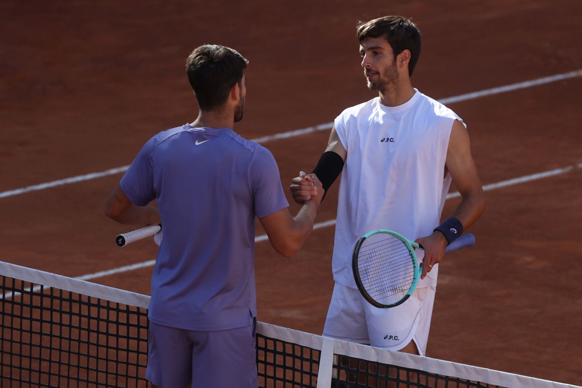 Tennis: a Roma Musetti perde in semifinale contro Alcaraz, 6-3 7-6