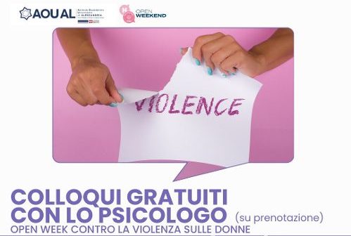 Violenza sulle donne: all’Ospedale di Alessandria colloqui gratuiti il 24, 26 e 27 novembre