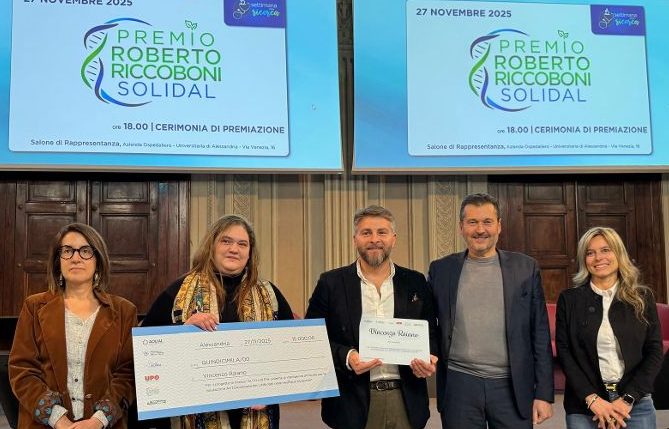 Ospedale di Alessandria: il tecnico radiologo Vincenzo Raiano ha vinto il premio ‘Riccoboni Solidal’