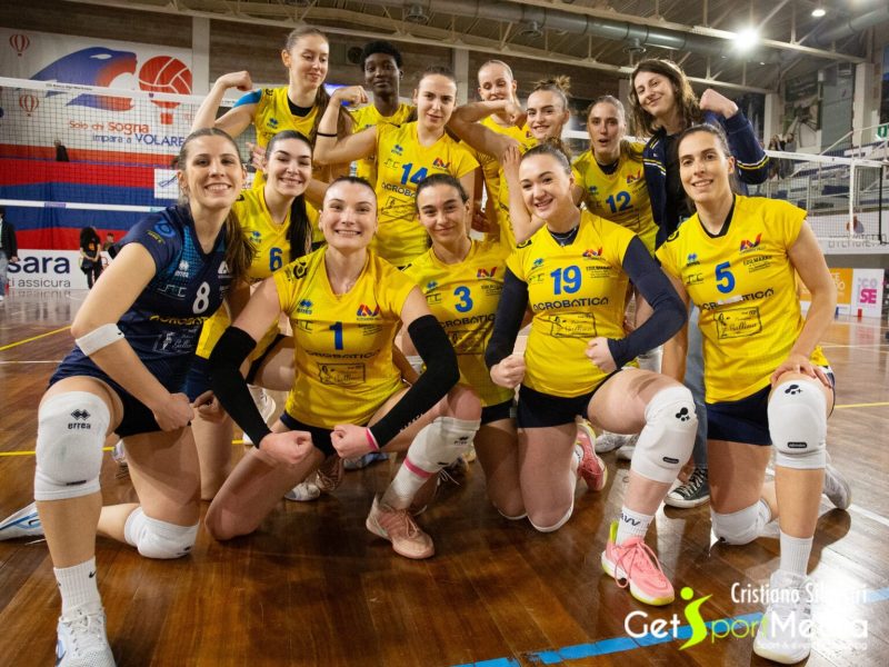 Volley femminile B1: Acrobatica Alessandria vince 3-1 a Mondovì e resta al 3° posto