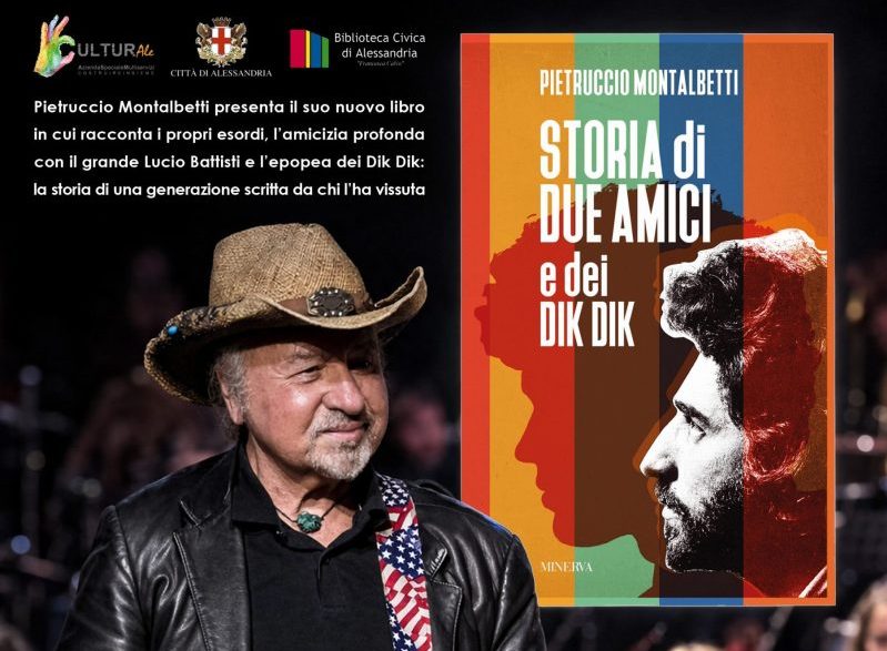 ‘Storia di due amici e dei Dik Dik’: il nuovo libro di Montalbetti, giovedì 23 alle 18 in Biblioteca