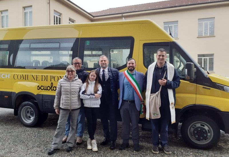 Nuovo scuolabus a Pontestura, esempio di collaborazione tra pubblico e privato