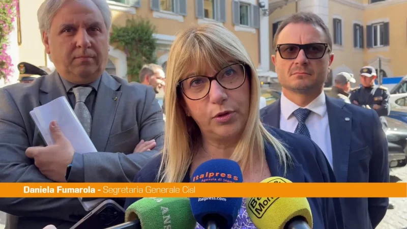 CISL, Fumarola: “Le contrattazione è una leva con cui possiamo far crescere i salari”