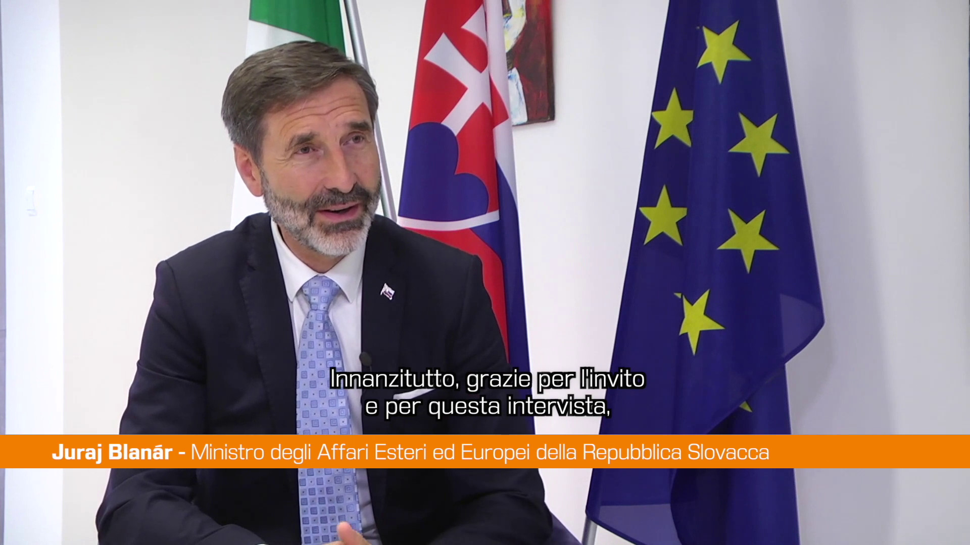 Slovacchia, Ministro Esteri Blanár “Con l’Italia relazioni basate sulla fiducia”