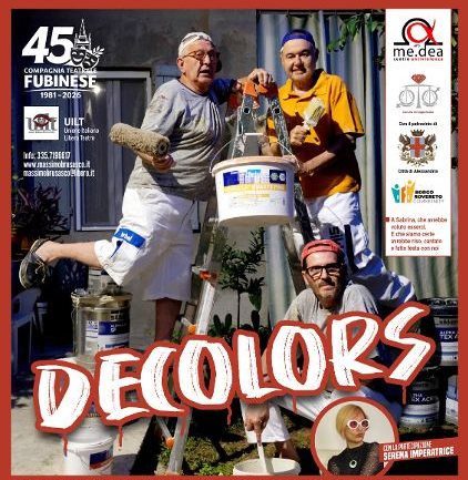 Teatro: domenica alle 18 al centro me.dea. di Alessandria lo spettacolo ‘Decolors’